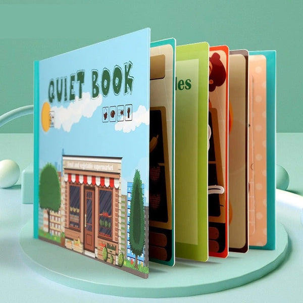 Activity Book Toddlers with Reusable Stickers and Themes, Plants