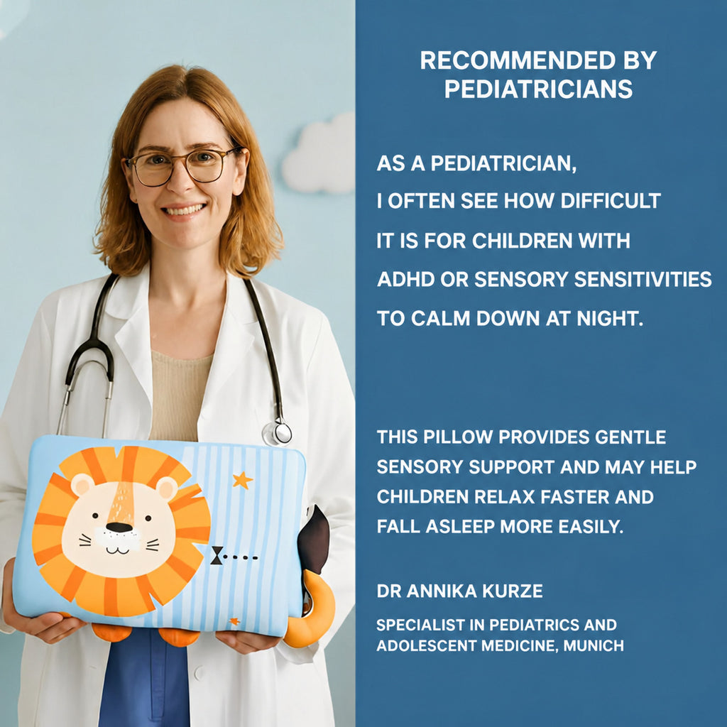 Animal Pillow for Kids with 3D Ears and Tail - view 7
