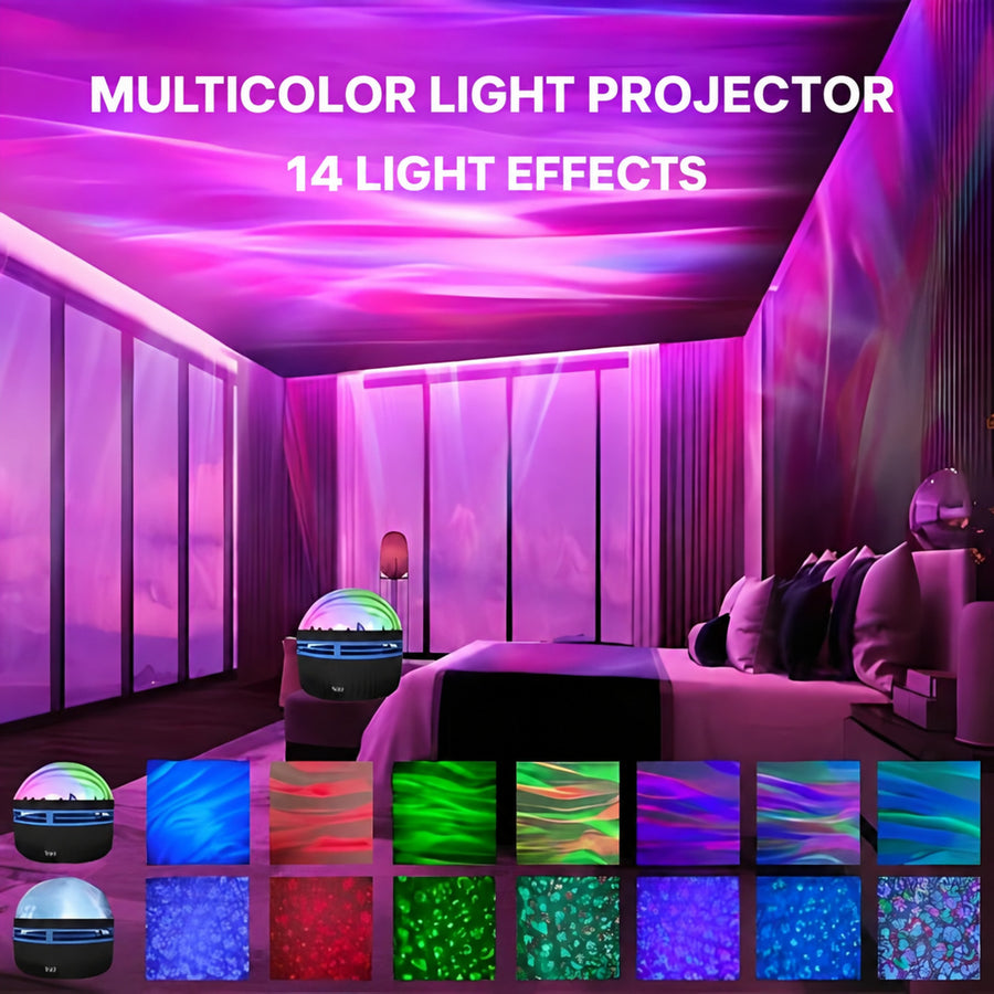 Aurora Projector Light with Ocean Wave Effects and Remote - view 3