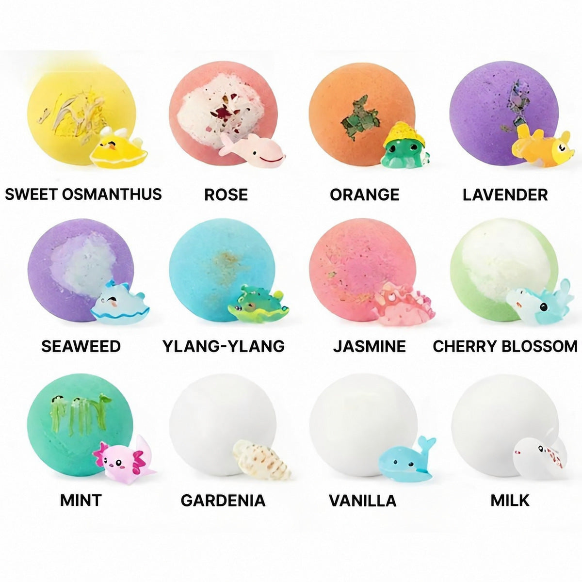Bath Bombs for Kids with Ocean Toy Surprises (Set of 12) - view 9