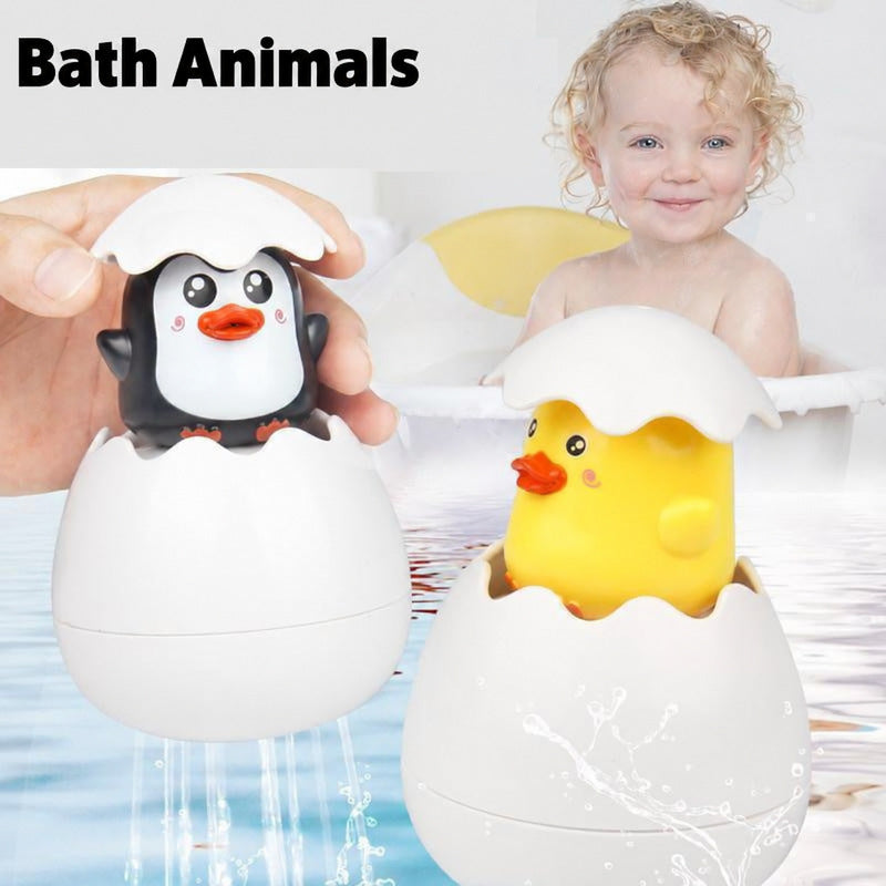 Bath Toy Eggs with Water Spraying Animals for Toddlers - view 3