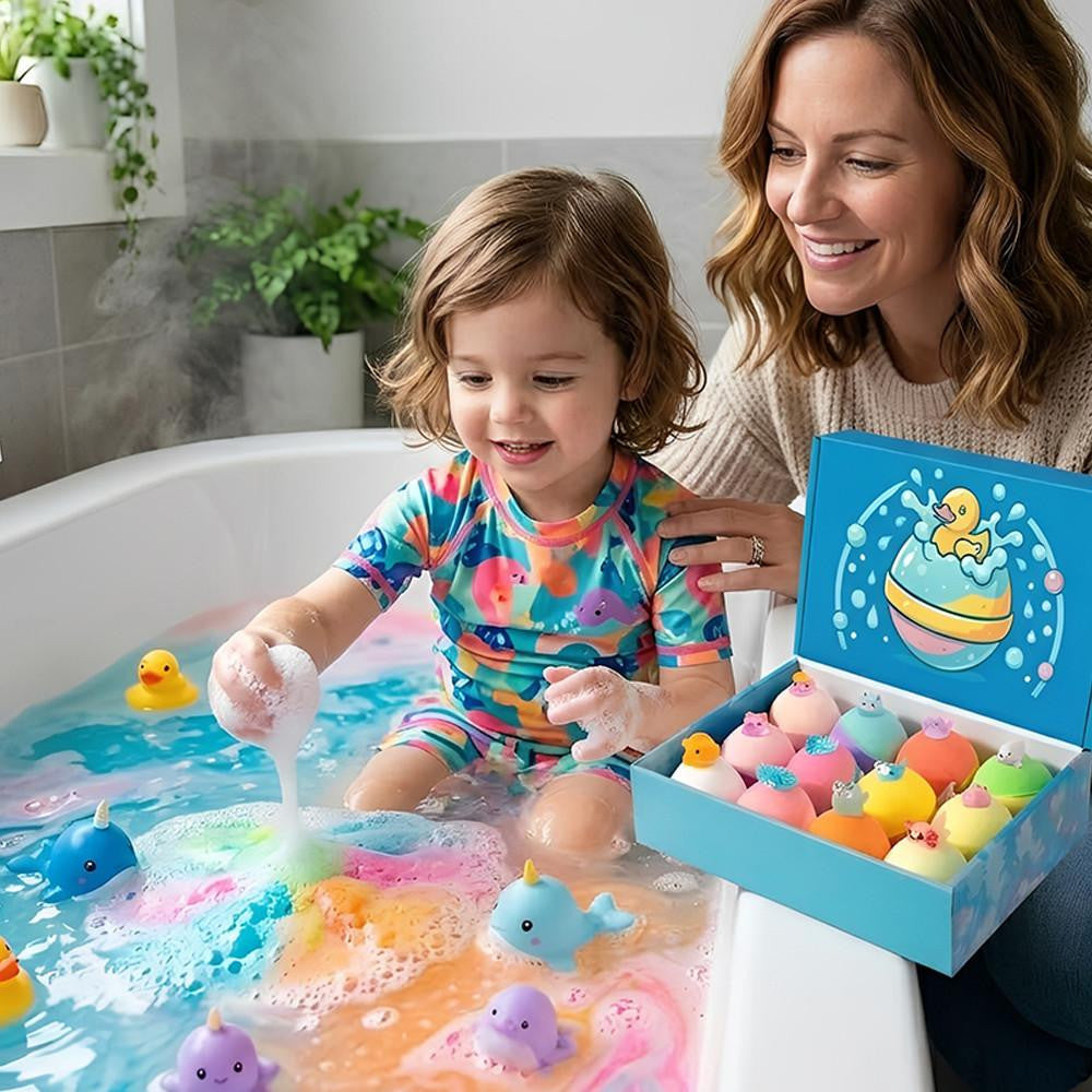 Bath Bombs for Kids with Ocean Toy Surprises (Set of 12) - view 3