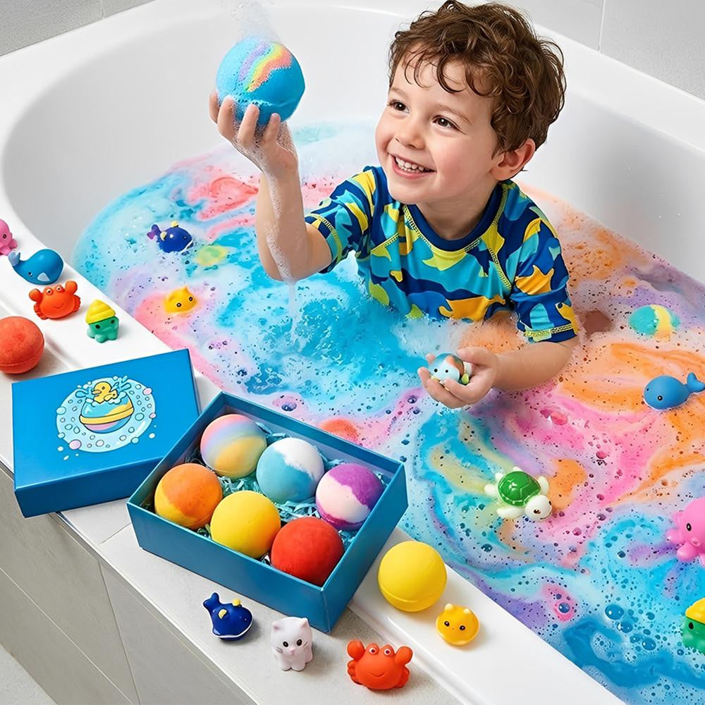 Bath Bombs for Kids with Ocean Toy Surprises (Set of 12) - view 2