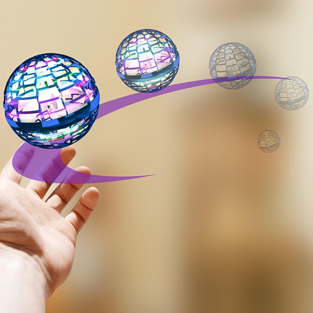 Flying Ball Toy with LED Lights and Hover Technology - view 7