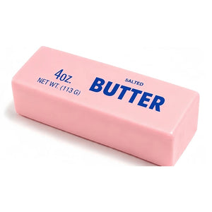 Pink butter stick squishy, slow rising
