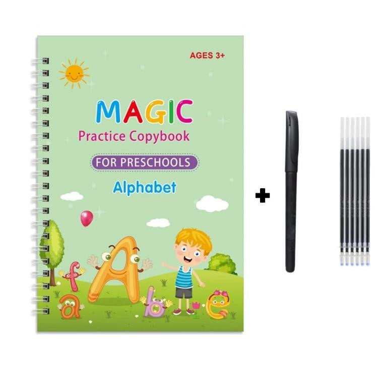 Reusable Magic Copybook with Pen and Refills for Preschoolers - view 2