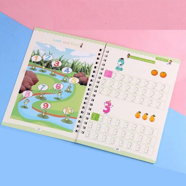 Reusable Magic Copybook with Pen and Refills for Preschoolers - view 9