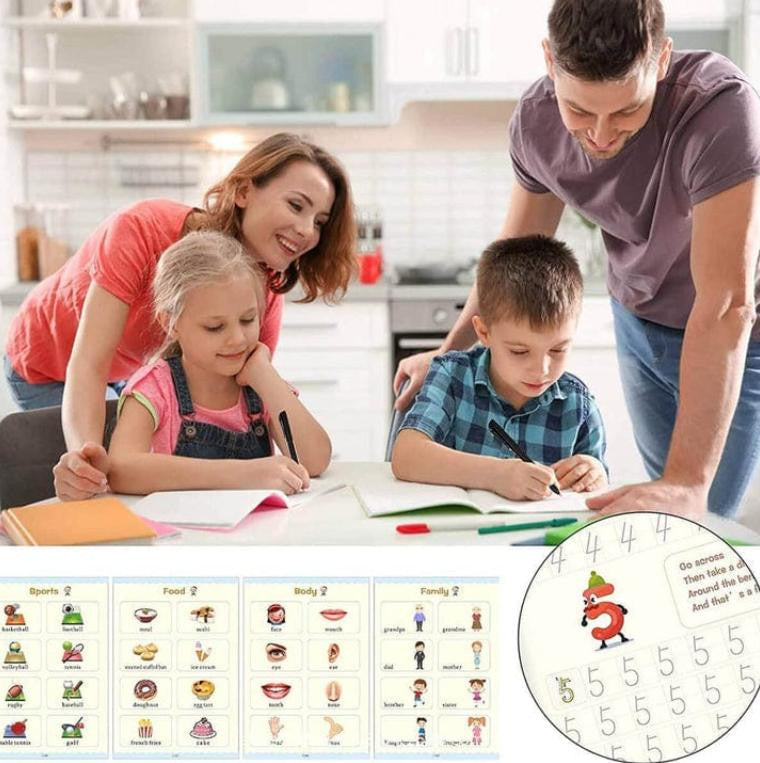 Reusable Magic Copybook with Pen and Refills for Preschoolers - view 7