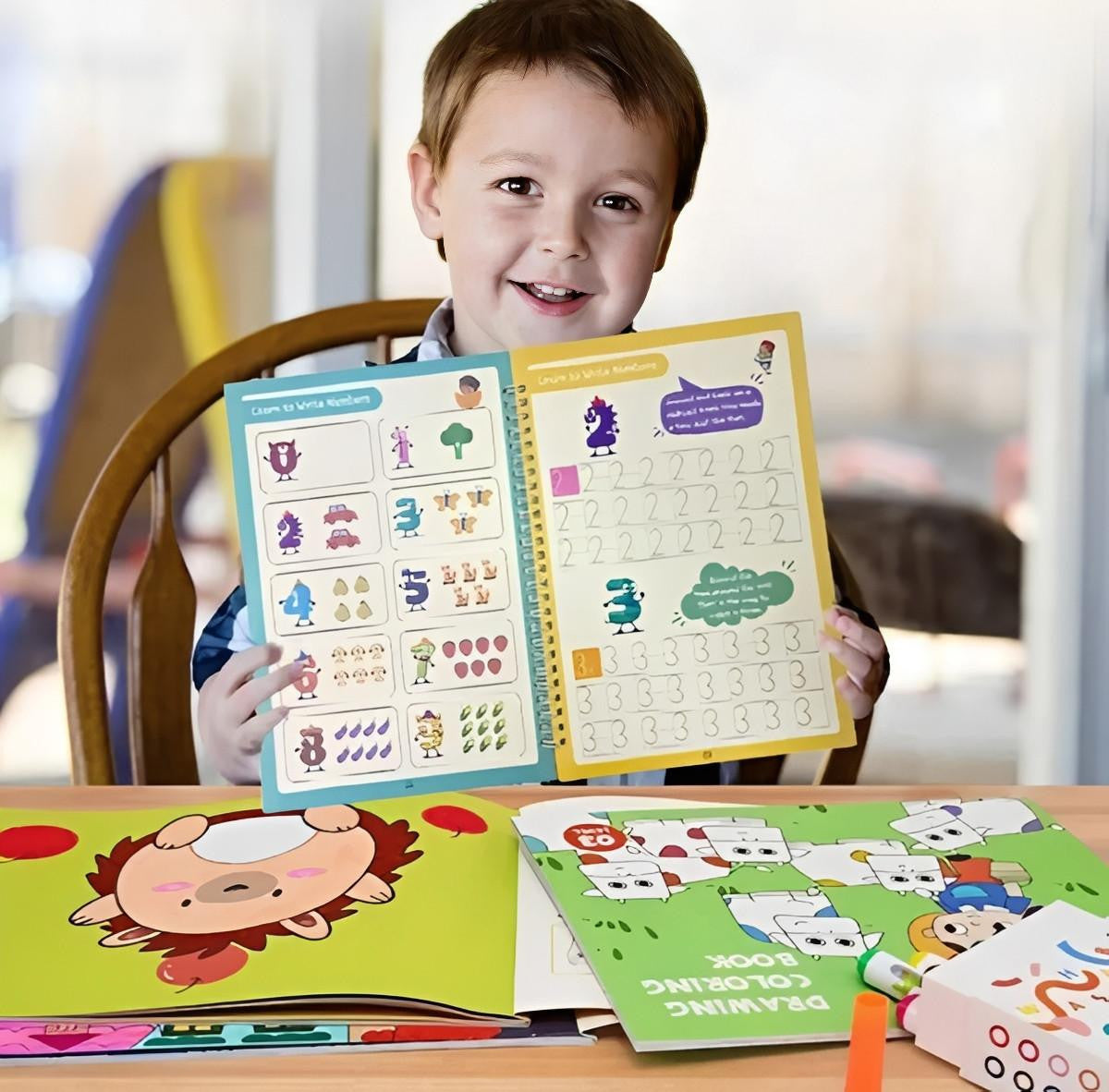Magic Writing Notebook Set with Reusable Pages for Kids - view 5
