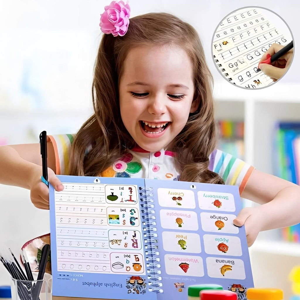 Magic Writing Notebook Set with Reusable Pages for Kids - view 4