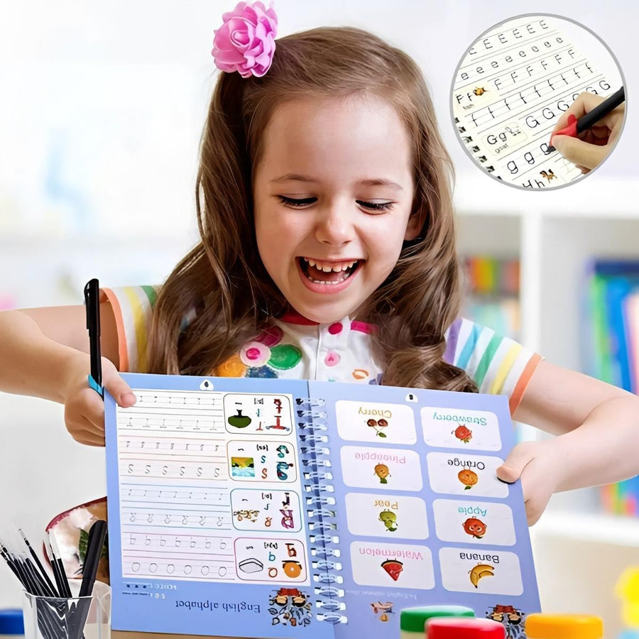 Magic Writing Notebook Set with Reusable Pages for Kids - view 4