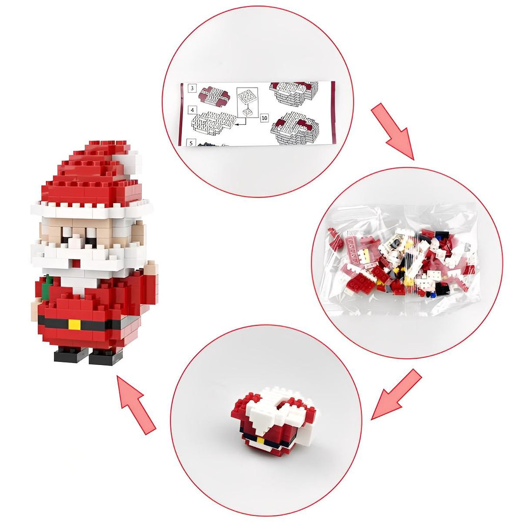 Christmas Advent Calendar Building Kit, 12 Mini Brick Models - view 6