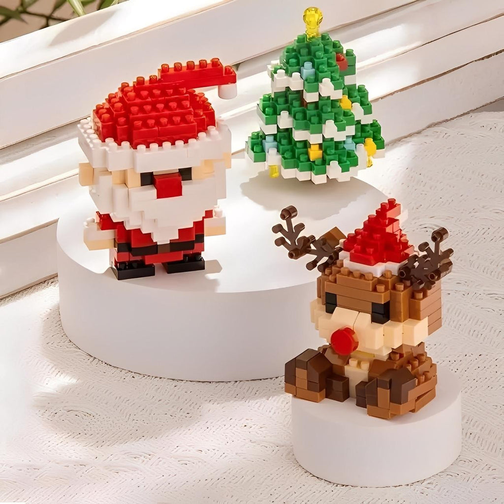 Christmas Advent Calendar Building Kit, 12 Mini Brick Models - view 2