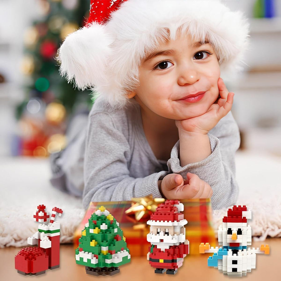 Christmas Advent Calendar Building Kit, 12 Mini Brick Models - view 4