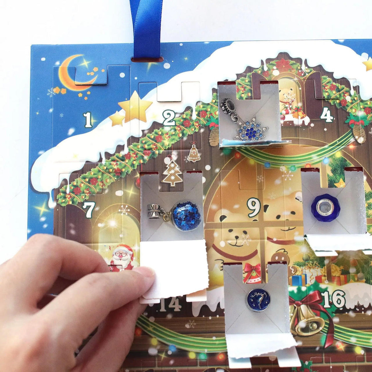 Charm Advent Calendar with DIY Bracelets and Holiday Beads - view 4