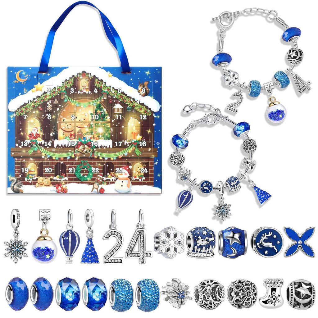 Charm Advent Calendar with DIY Bracelets and Holiday Beads