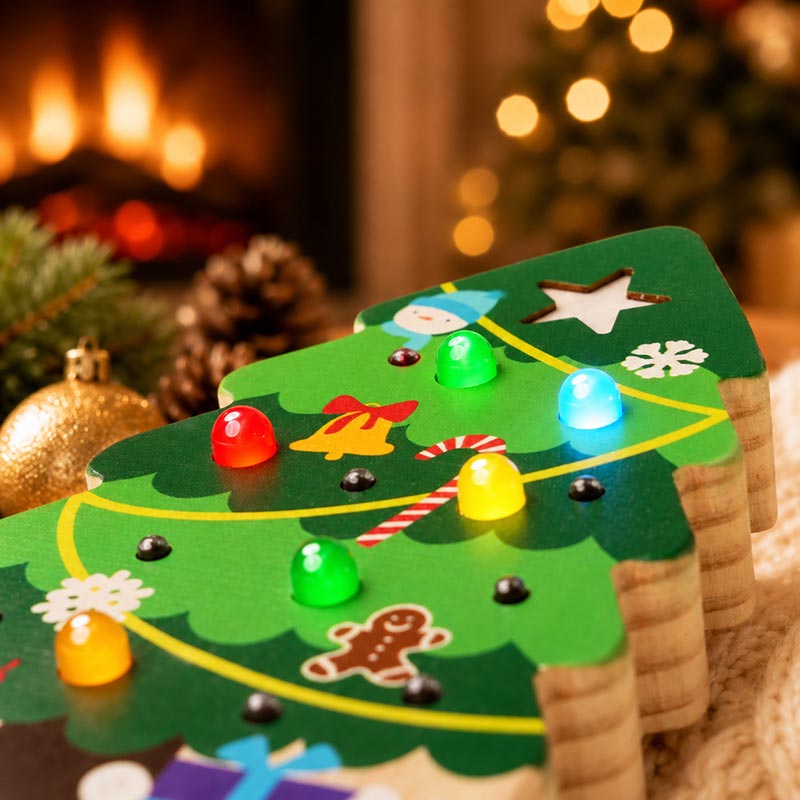 Montessori Christmas Switch Board