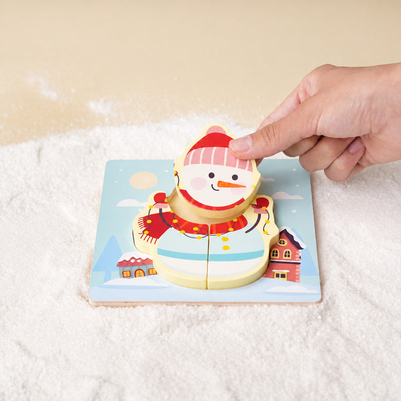 Montessori Toddler Xmas Puzzles
