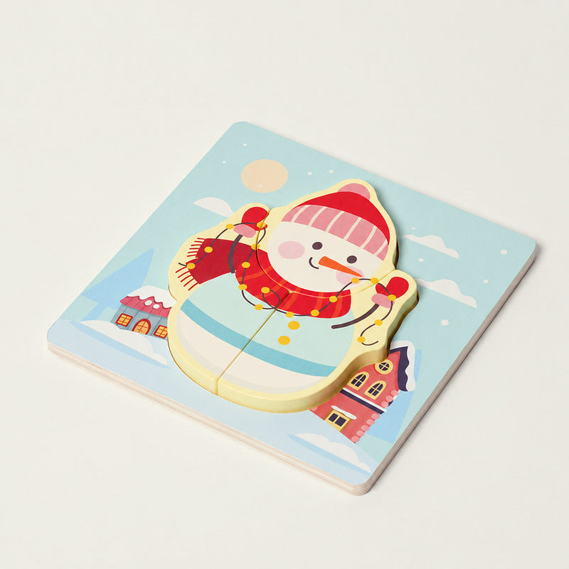 Montessori Toddler Xmas Puzzles