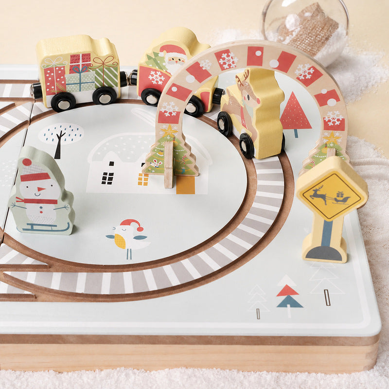 Montessori Christmas Railway