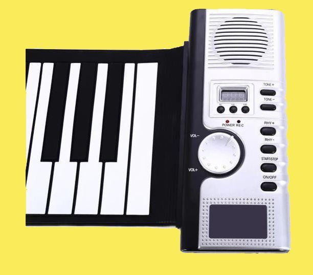 Roll-Up Piano Keyboard with 61 Keys and USB Connection - view 2