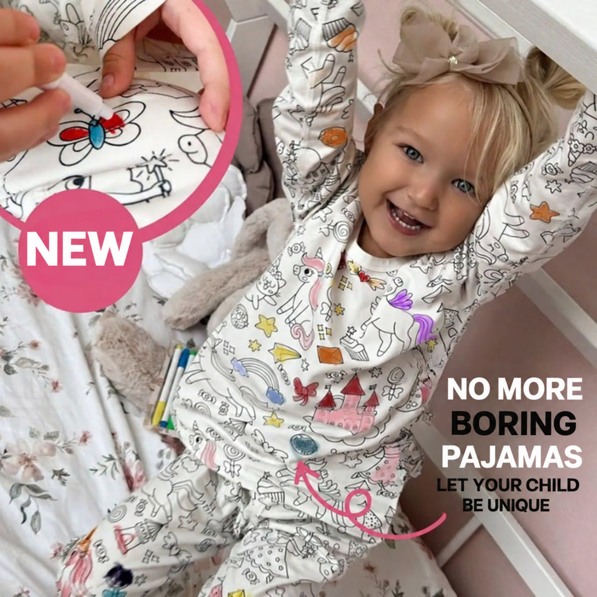 Coloring Pajamas for Kids with Creative Design Patterns