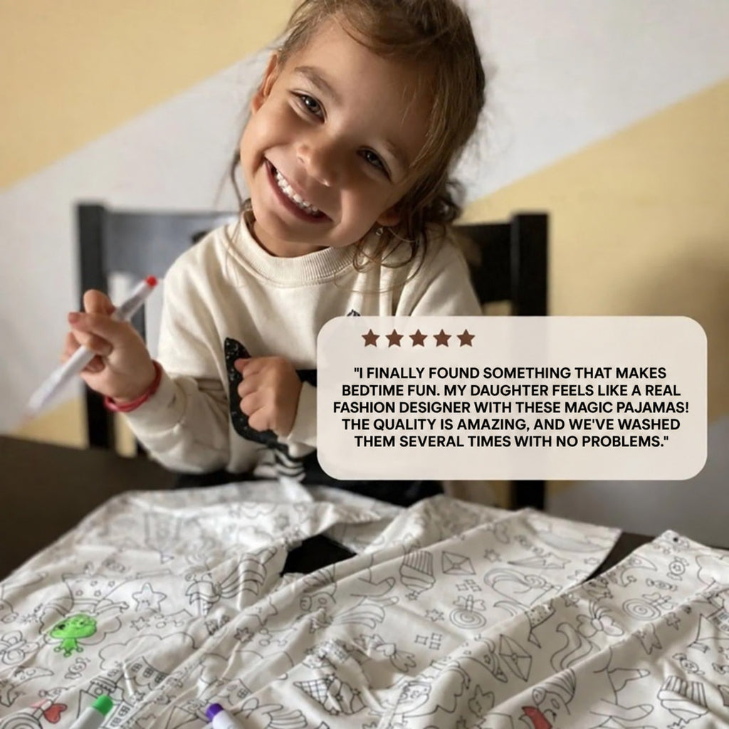 Coloring Pajamas for Kids with Creative Design Patterns - view 10