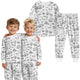 Coloring Pajamas for Kids with Creative Design Patterns, Style 1