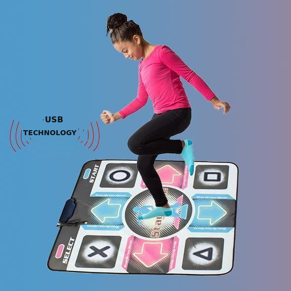 Dance Mat with USB Connection and Light-Up Arrows
