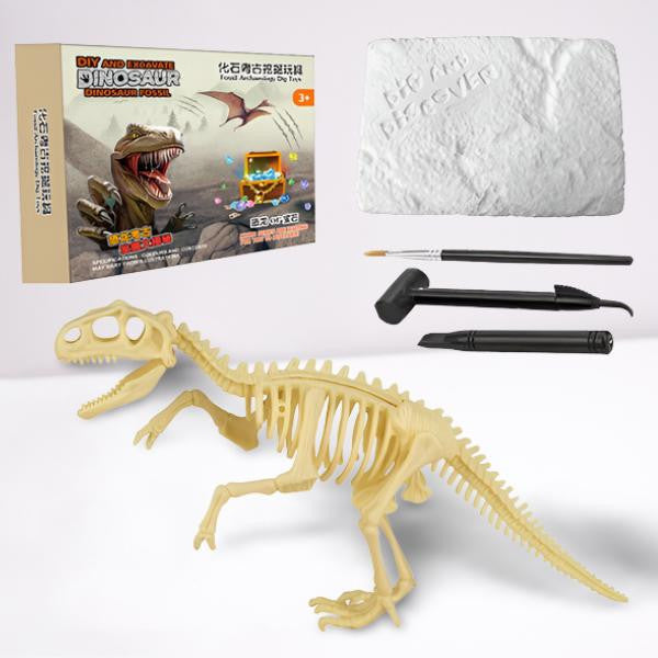 Dinosaur Excavation Kit with Fossil Dig Tools, Tyrannosaurus Rex