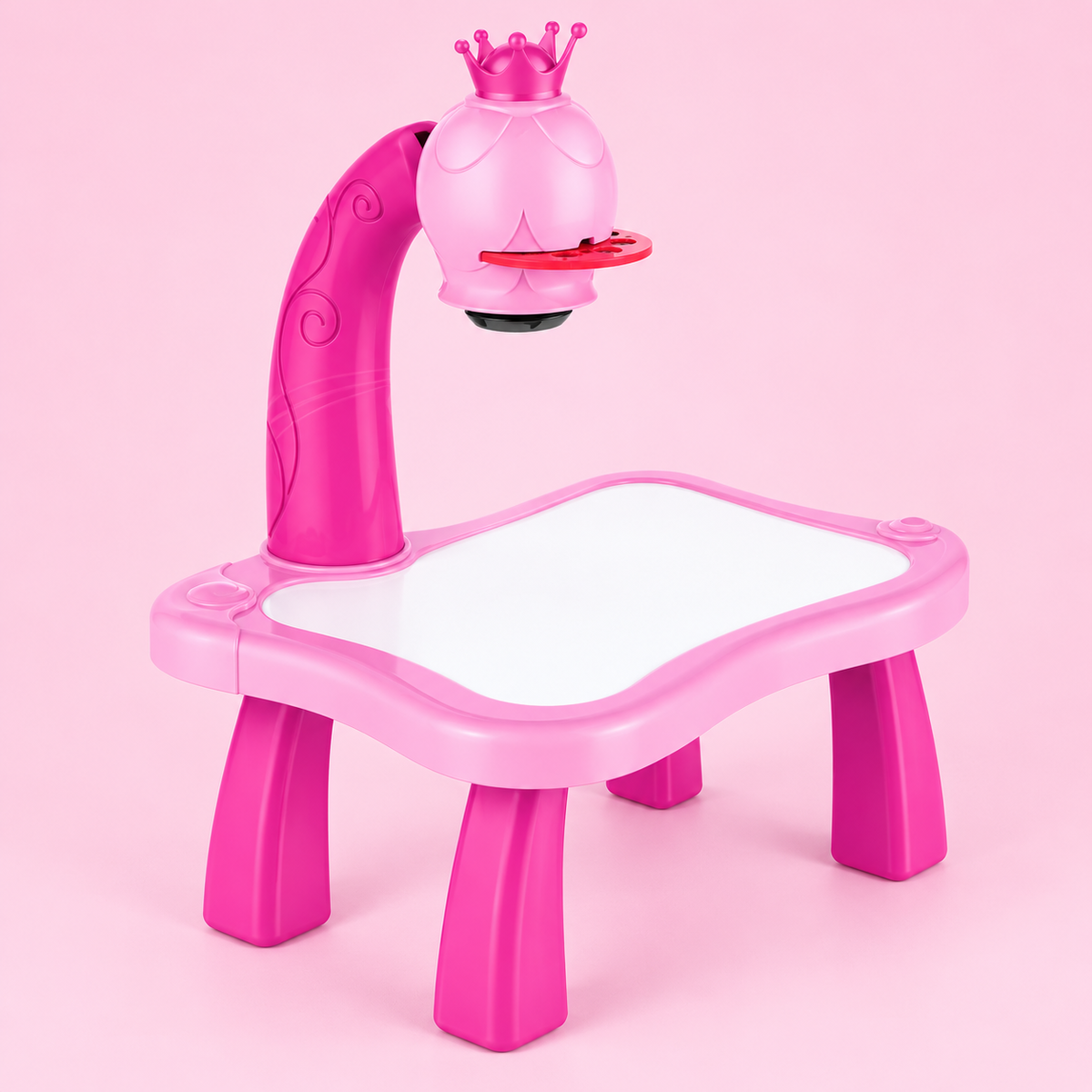Kids drawing projector table, pink model