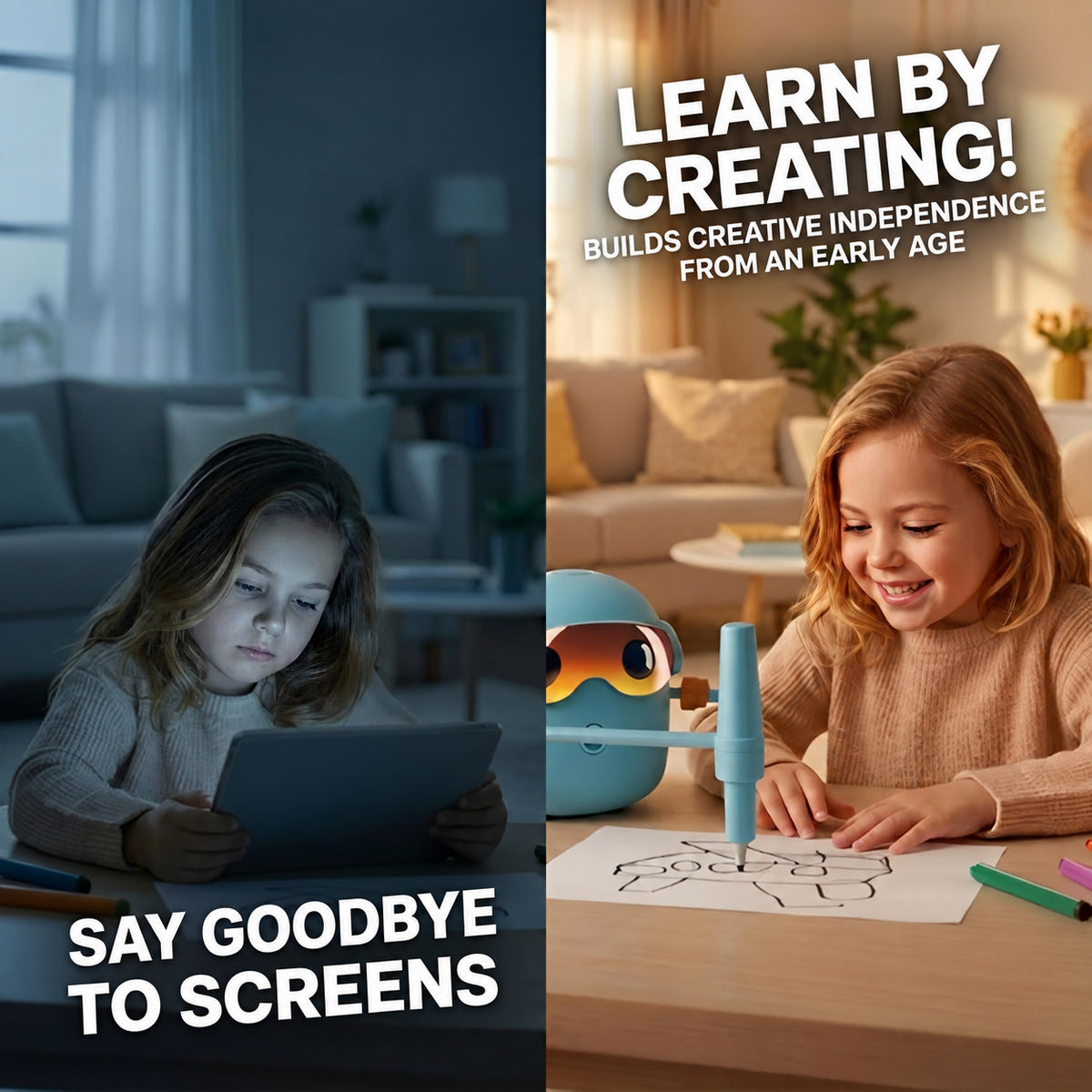 Drawing Robot for Kids with Interactive Learning Cards - view 6