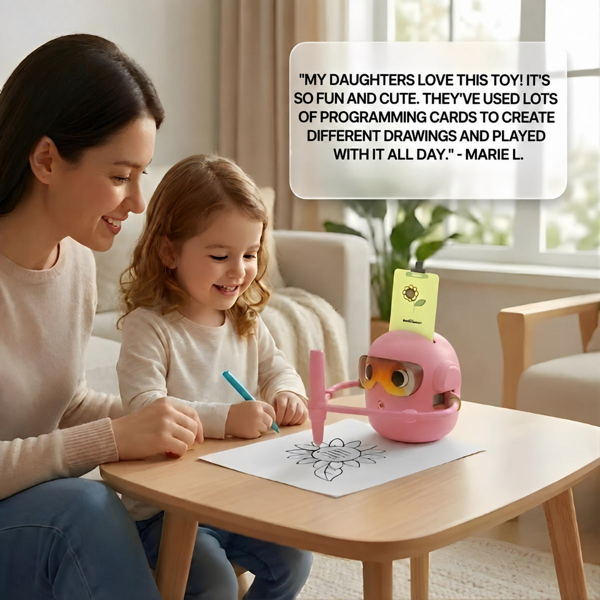 Drawing Robot for Kids with Interactive Learning Cards - view 4