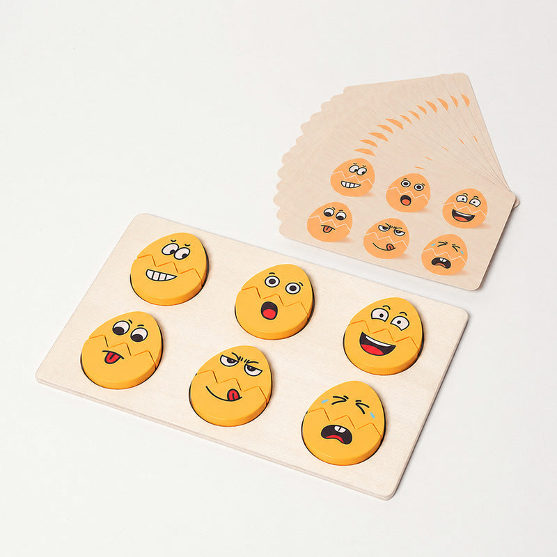 Montessori Funny Egg Faces