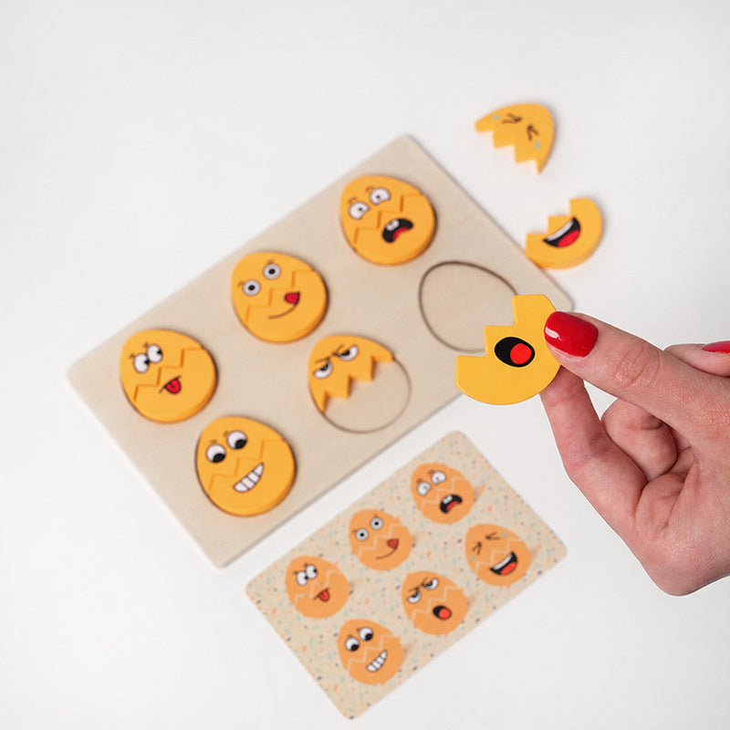 Montessori Funny Egg Faces