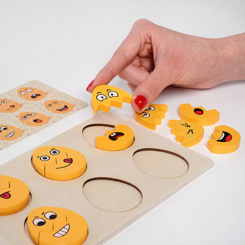 Montessori Funny Egg Faces