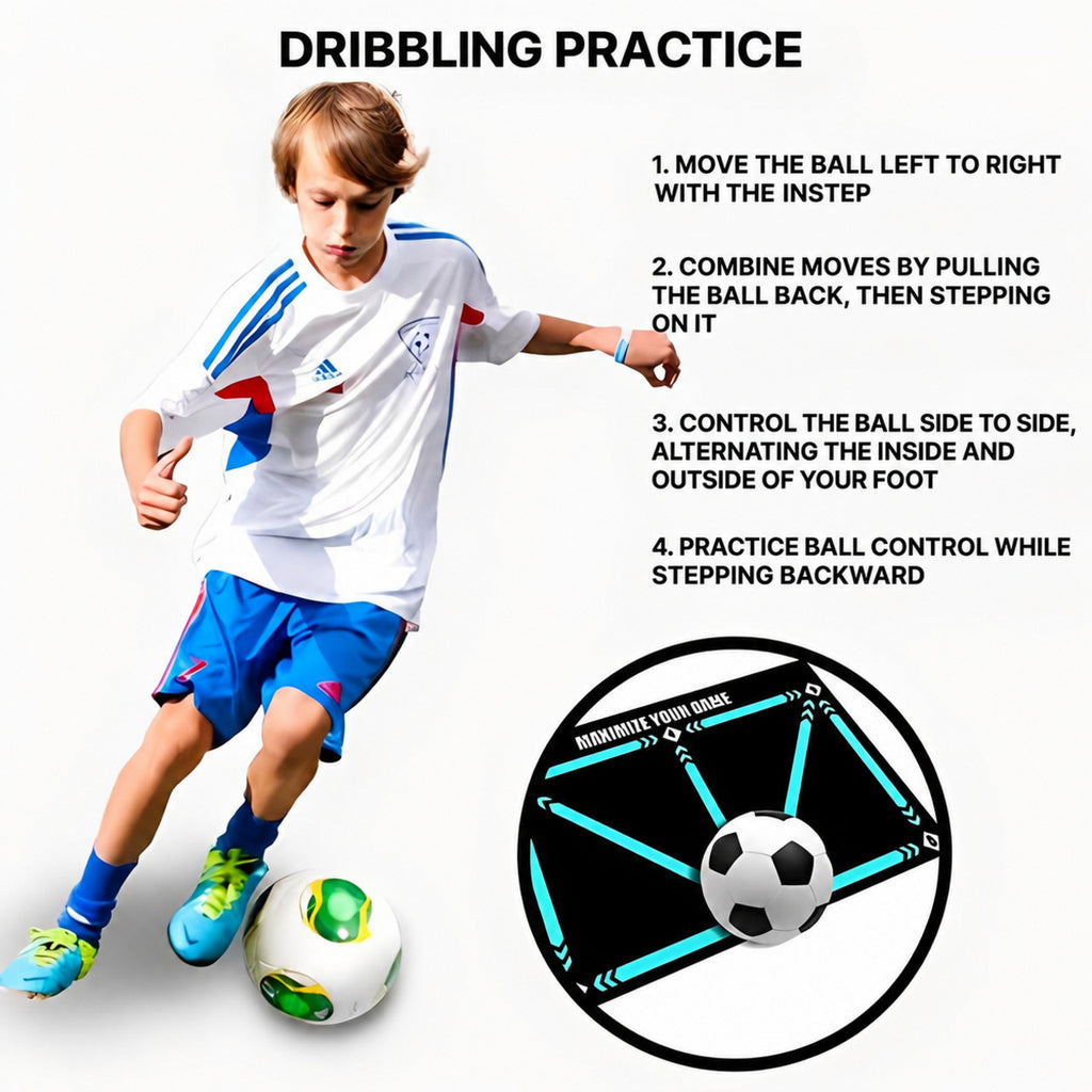 Football Training Mat with Numbered Zones and Elastic Cord - view 4