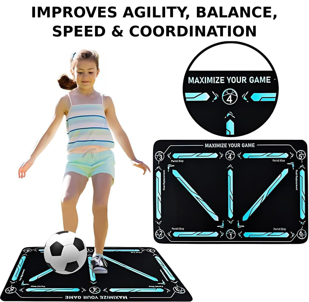 Football Training Mat with Numbered Zones and Elastic Cord - view 7