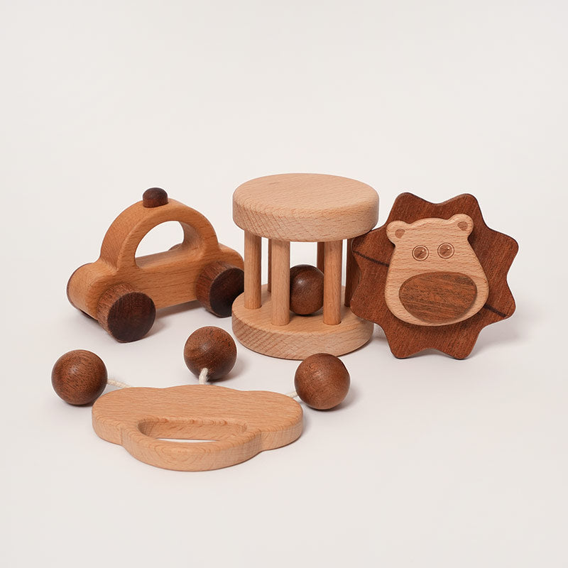 Montessori Wooden Wonder Rattles