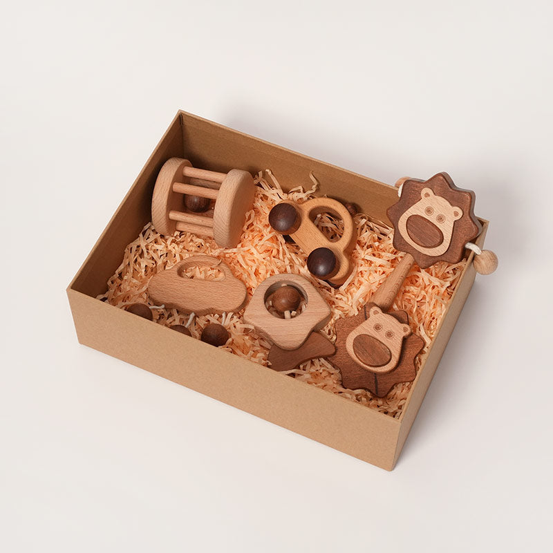 Montessori Wooden Wonder Rattles