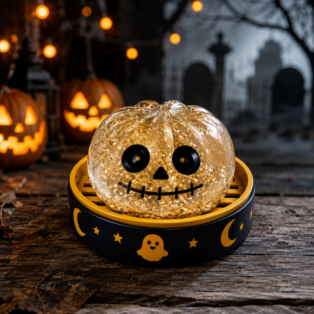 Purple sparkle Halloween squishy