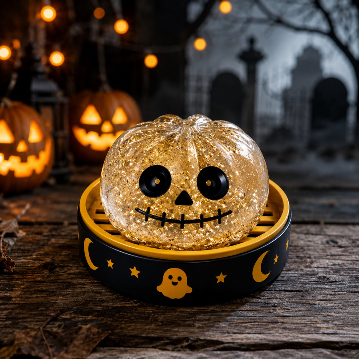 Purple sparkle Halloween squishy