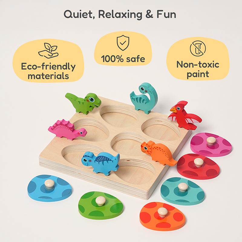 Montessori Dino Hatch and Match