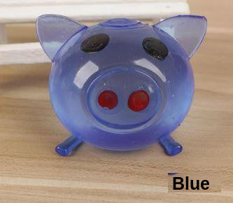 Jelly Pig Stress Toy - Squishy Bounce-Back Fidget - view 3