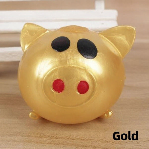 Jelly Pig Stress Toy - Squishy Bounce-Back Fidget - view 10