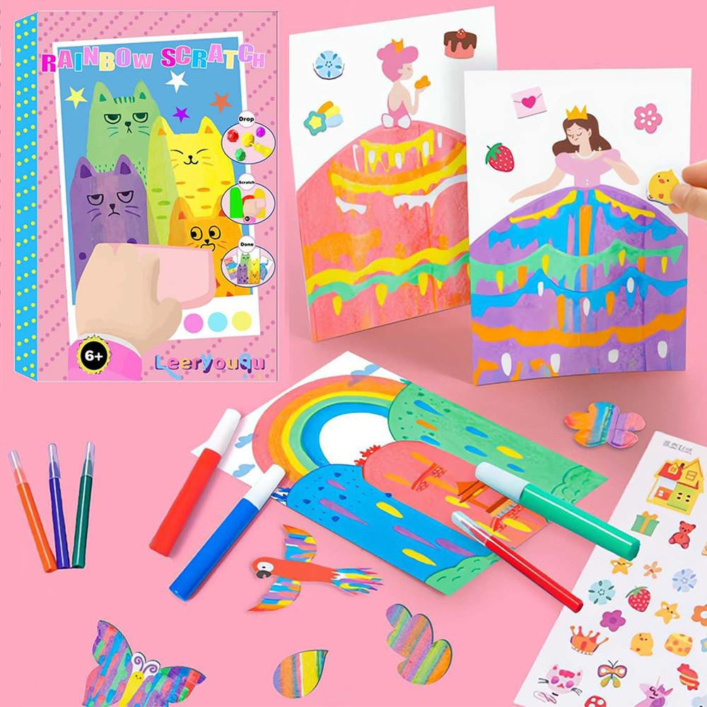Scratch Art Kit for Kids with 20 Cards and Accessories - view 7