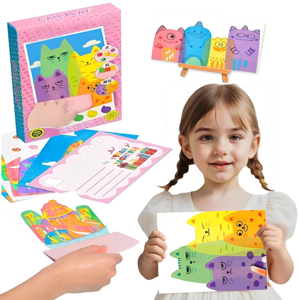 Scratch Art Kit for Kids with 20 Cards and Accessories - view 9