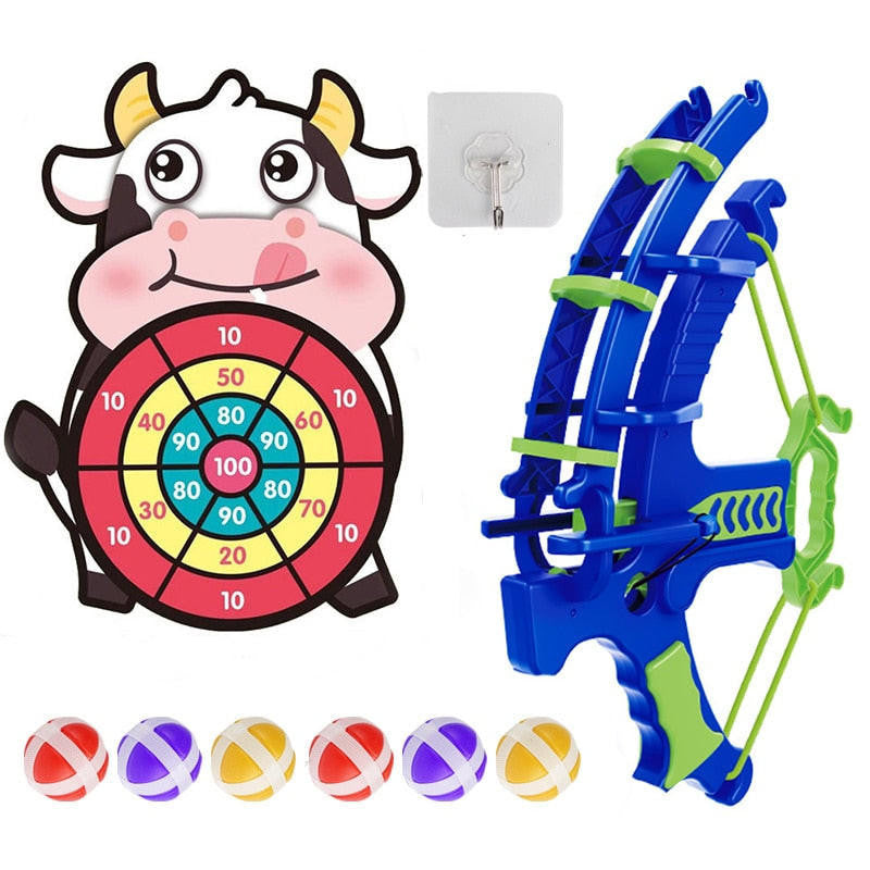 Sticky Ball Dart Set with Dinosaur Target and Bow - view 8
