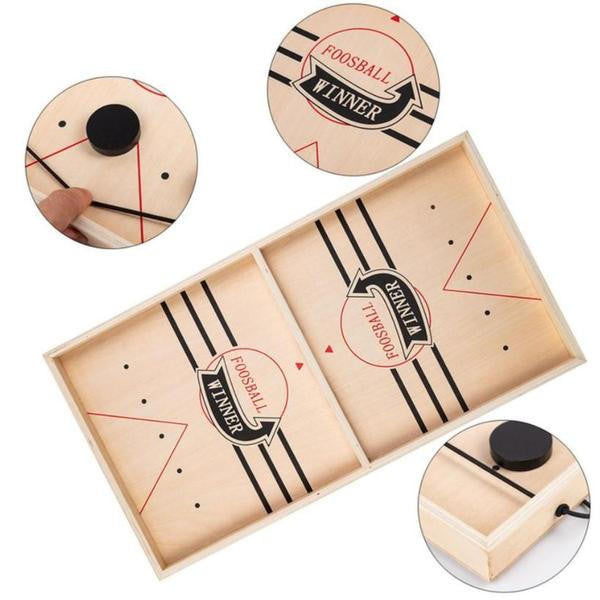 Wooden Slingshot Game with Elastic for Two Players - view 4