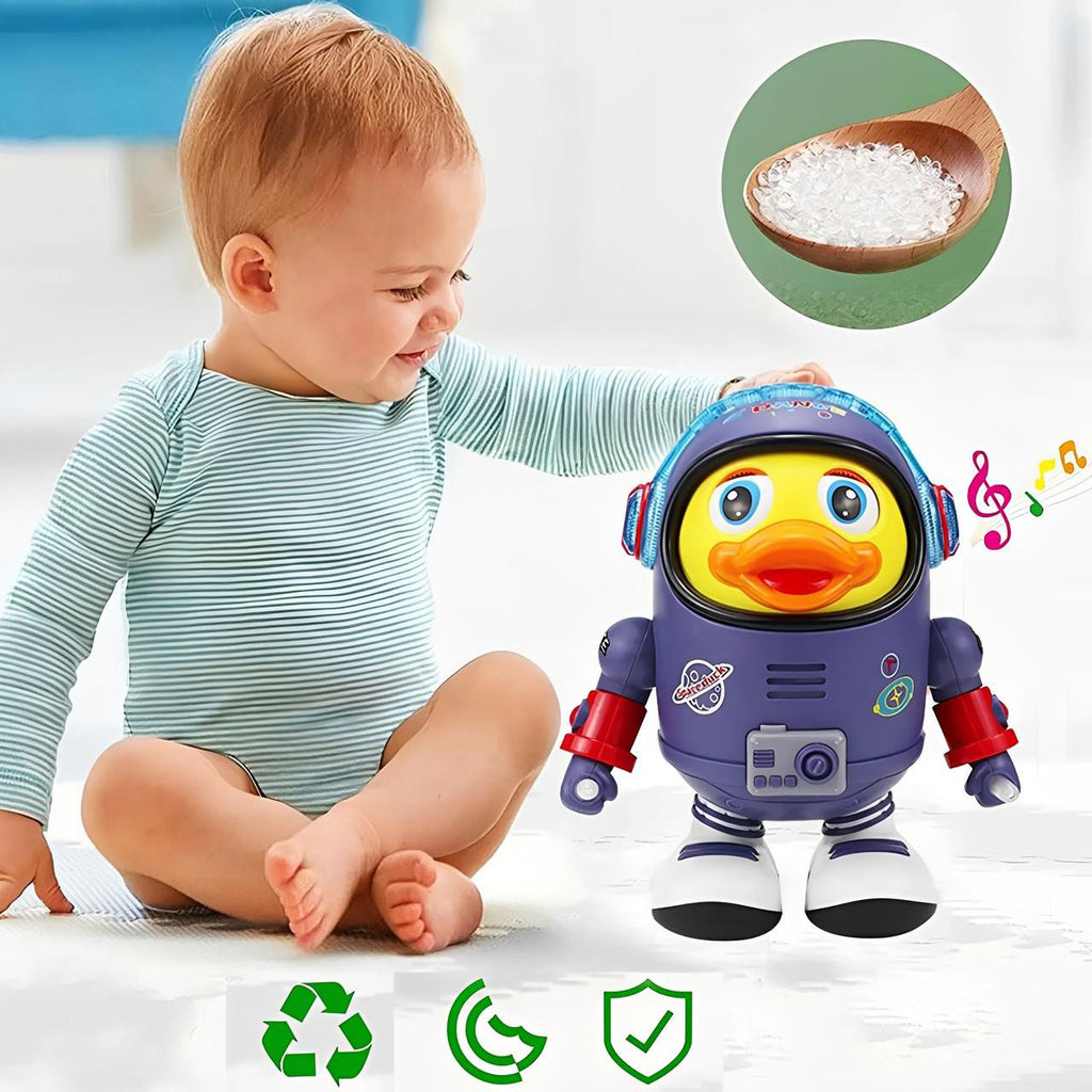 Musical Dancing Toy, Astronaut Duck with Lights - view 2